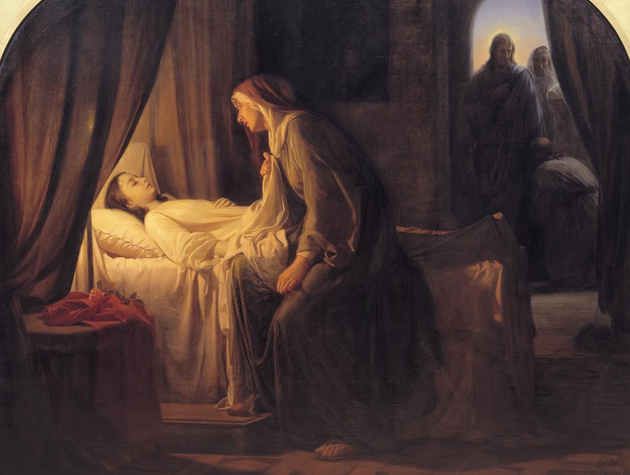 A Filha de Jairo, de Carl Bloch