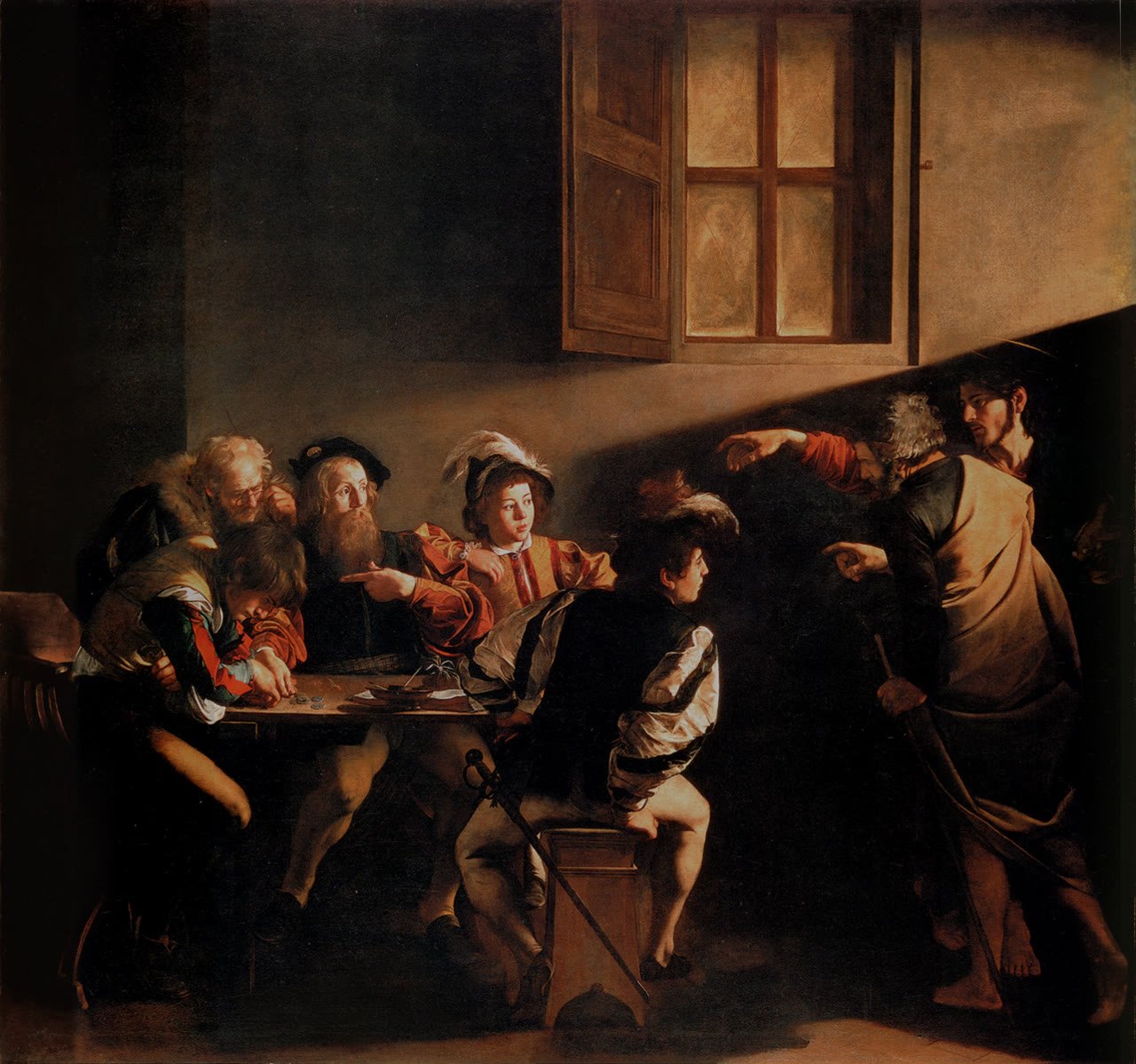 A Vocação de São Mateus, de Caravaggio