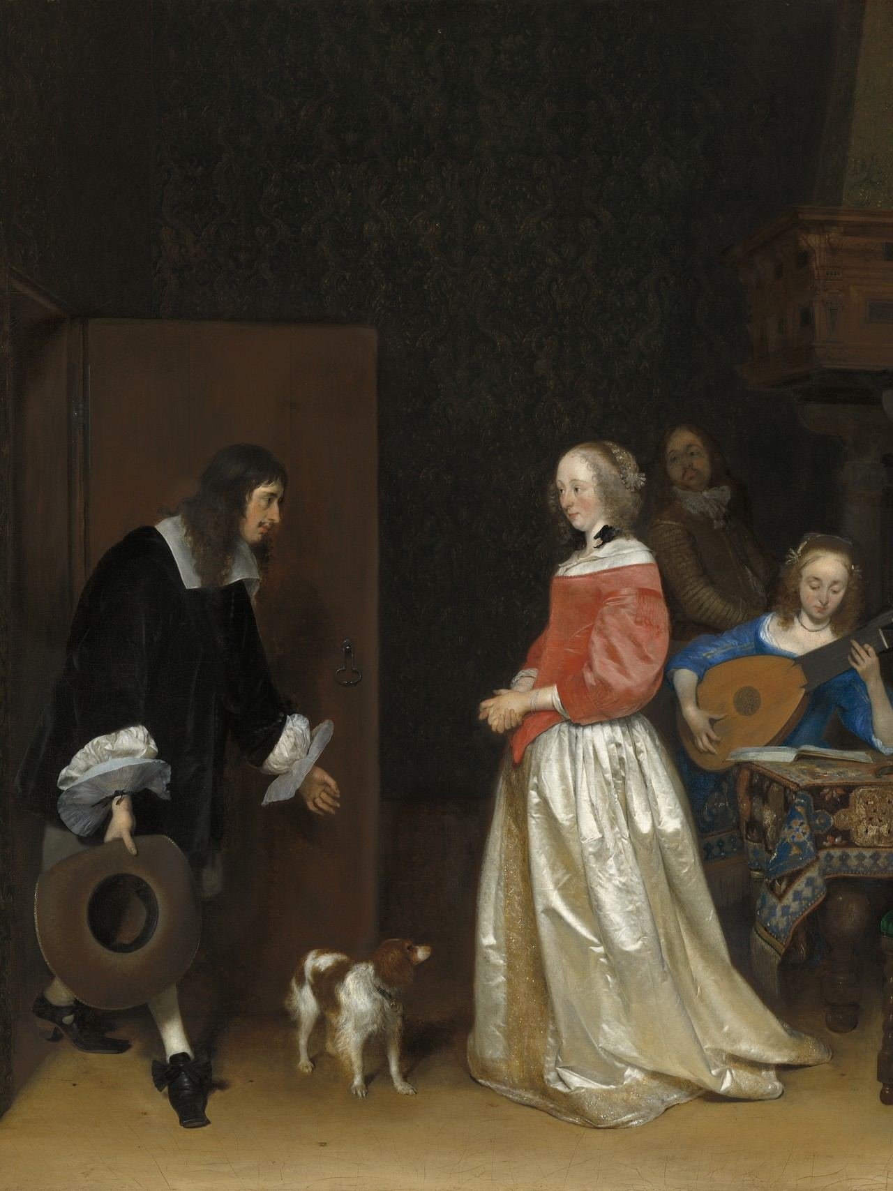 A Visita do Pretendente, de Gerard ter Borch