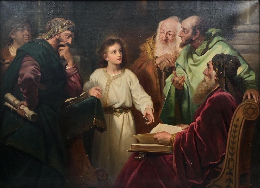 O Menino Jesus no Templo, de Heinrich Hofmann