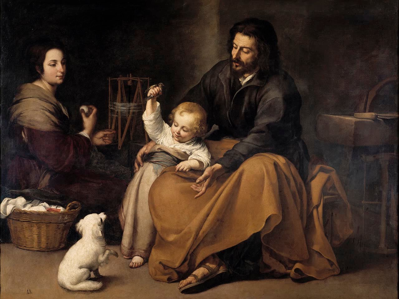 A Sagrada Família do passarinho, de Murillo