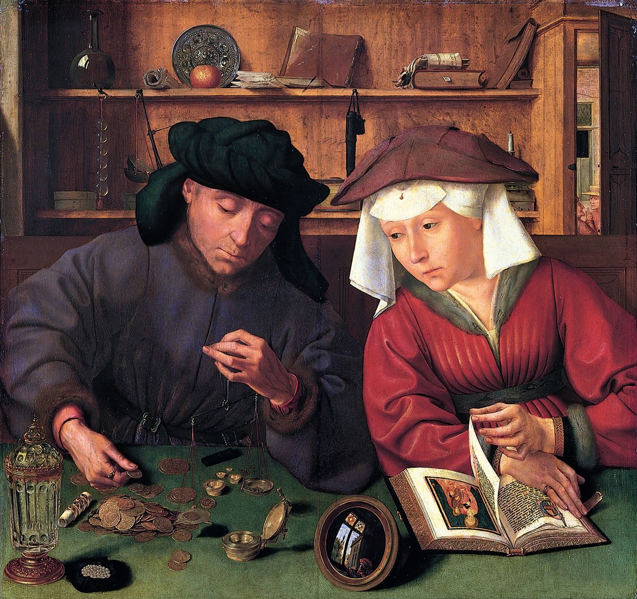 O Cambista e sua Mulher, de Quentin Matsys