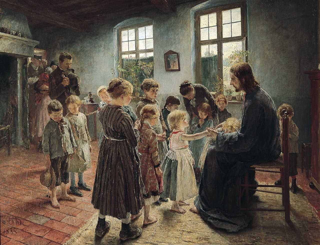 Deixai vir a mim as crianças, de Fritz von Uhde